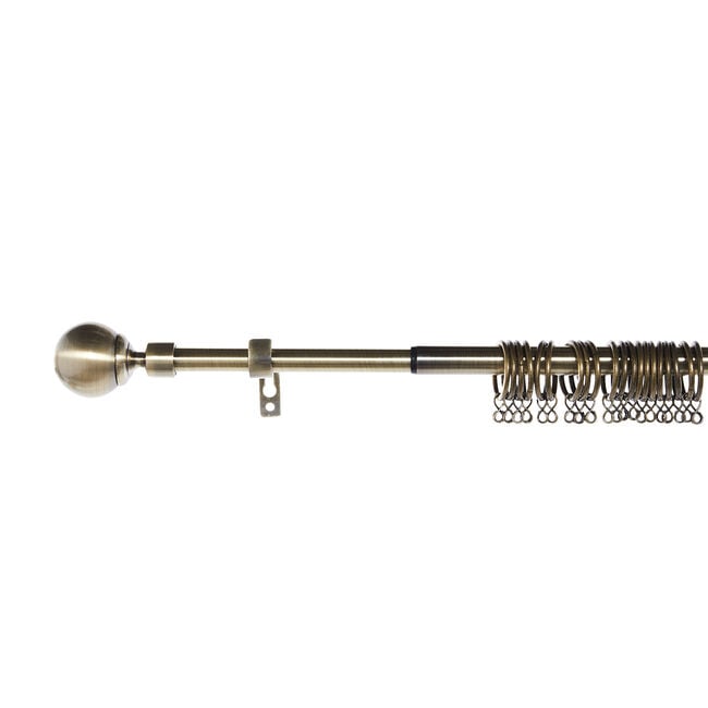 EXTENDABLE BALL 19mm 120-210cm Antique Brass