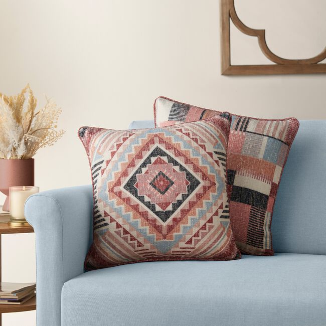 Kaleidoscope Diamond Cushion 45cm x 45cm - Multi