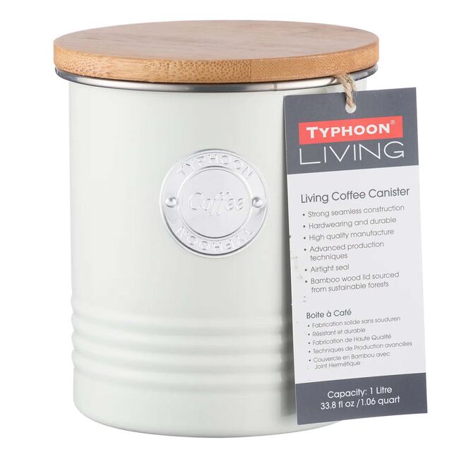 Typhoon Living Coffee Canister 1L - Cream