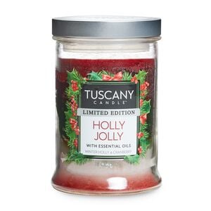 Tuscany Triple Pour Candle Holly Jolly 18oz