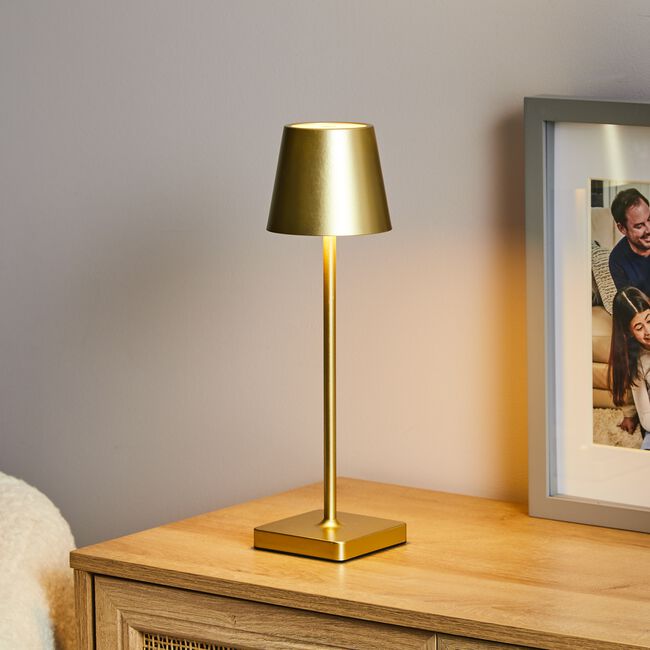 TESS Cordless Lamp Gold