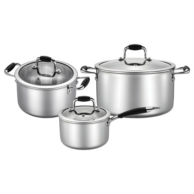 Noferro Pro Triply 3 Piece Cookware Set