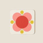 Orla Kiely Atomic Flower Coasters 6Pk