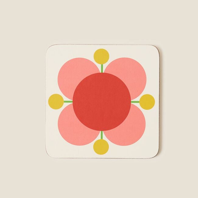 Orla Kiely Atomic Flower Coasters 6Pk