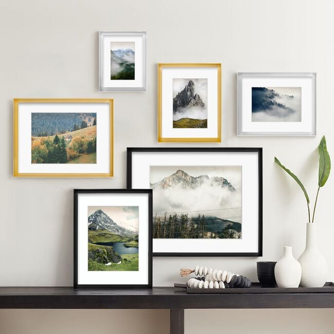 GALLERY EDGE 4x6 SILVER Photo Frame