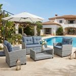 Toscana Rattan Sofa Set 4 Piece