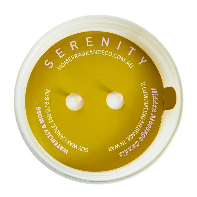 Hidden Message I Hate Everyone Except You Candle