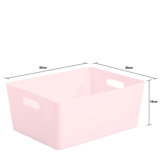 Studio 5.02 Rectangular Basket 11.5L - Pink