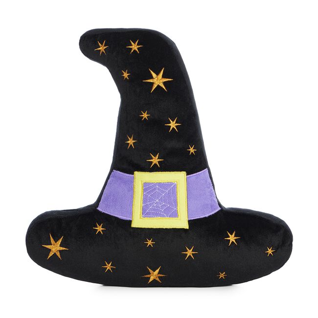 Witches Hat Halloween Cushion 38cm - Black