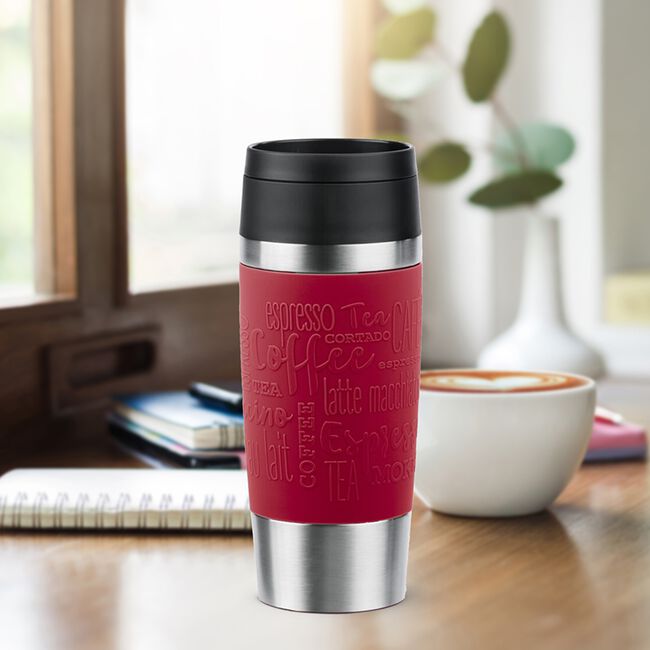 TEFAL CLASSIC DARK RED 360ml Travel Mug