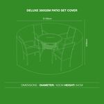 Deluxe 380GSM Patio Set Cover 