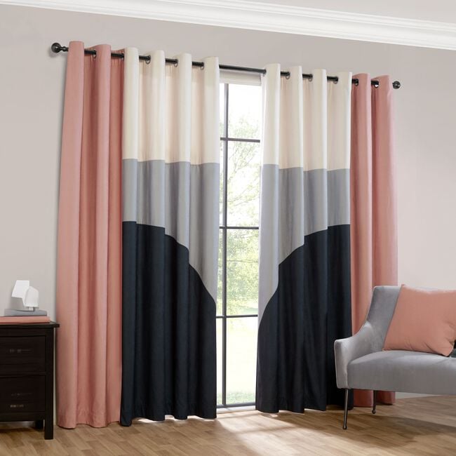 RAVENNA PINK 66x54 Curtain