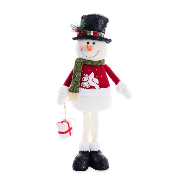 Tall Standing Snowman With Top Hat