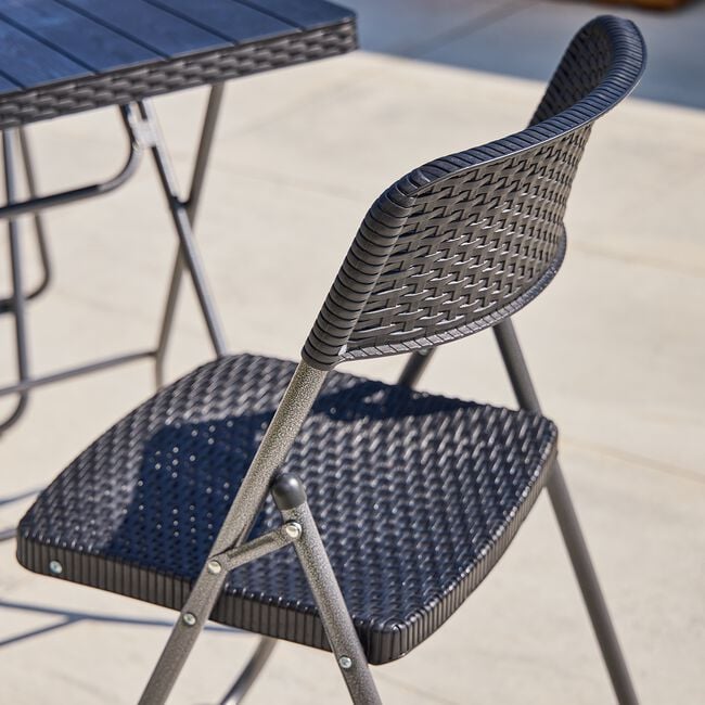 Lille 3 Piece Folding Bistro Garden Furniture Set