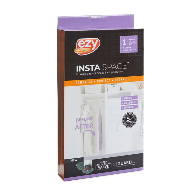 EZY STORAGE INSTA SPACE XLARGE HANG VAC BAG
