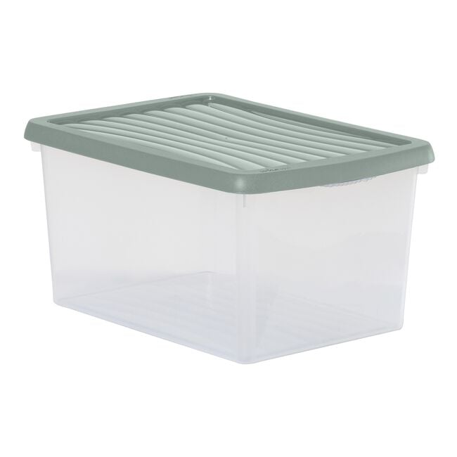 Wham 16L Green Lid Storage Box Set Of 2
