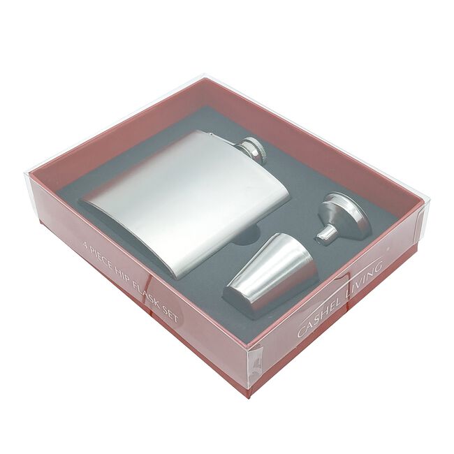 Cashel Living 4 Piece Hip Flask Set