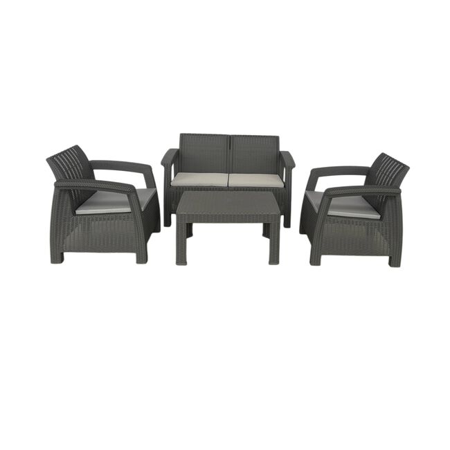 Novara 4 Piece Sofa Set