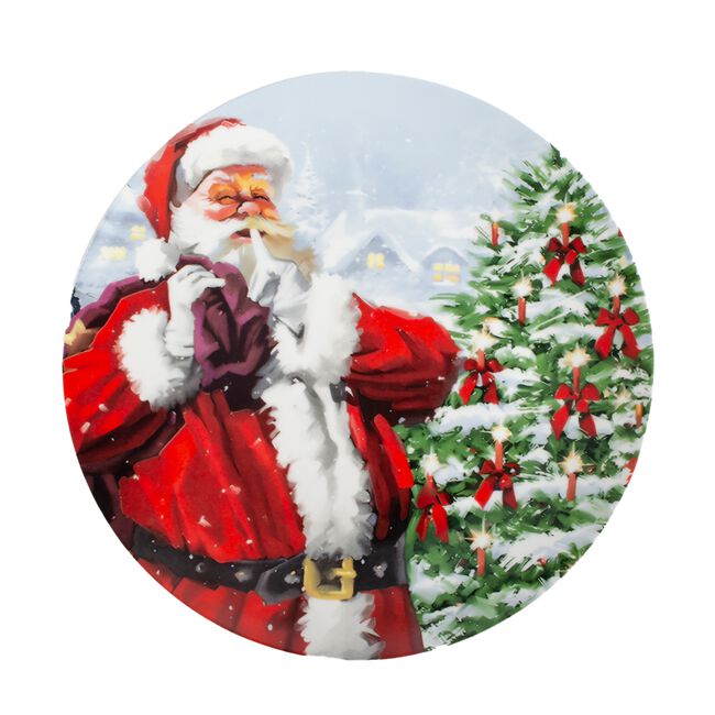 Love Christmas Secret Santa Dinner Plate