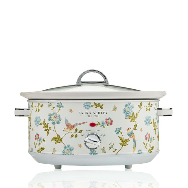 Laura Ashley Elveden White 6.5L Slow Cooker