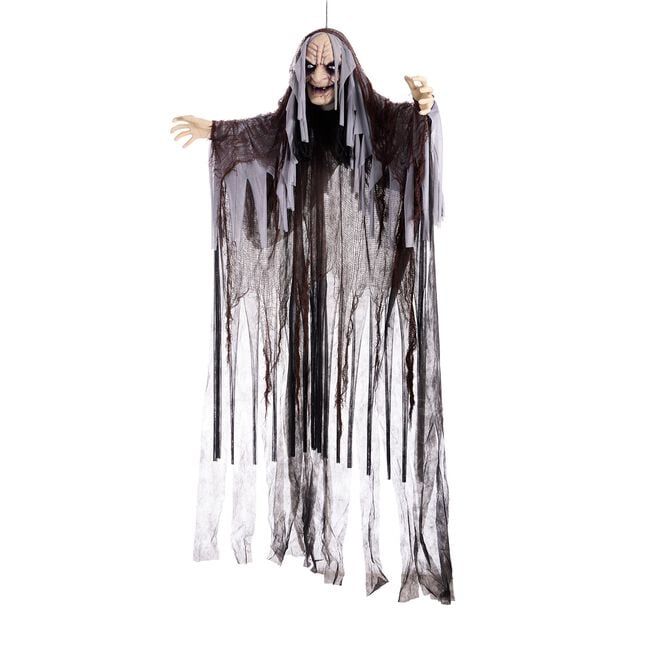 1.8M Hanging Witch With Red Eyes