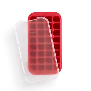 Lekue Ice Cube Tray With Lid - Red 
