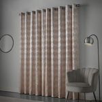 SCALLOP FAN SILVER 66x72 Curtain