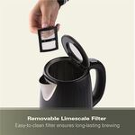 HAMILTON BEACH HARMONY 1.7L Black Kettle