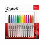 Sharpie Permanent Markers Assorted 12 Pack