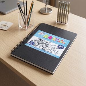 Hobby World A4 Premium Sketchbook - 50 Sheets