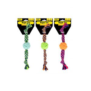 Squeaky Rope Dog Toy