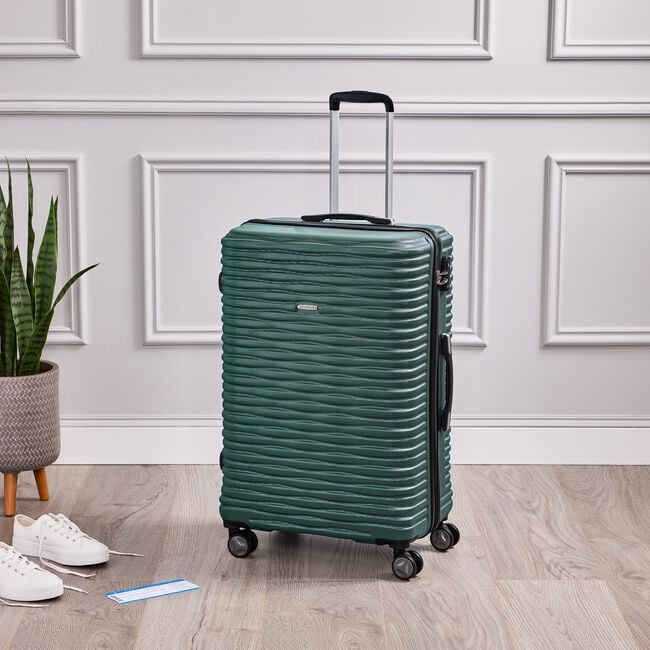 LARGE Lightweight Hardshell Luggage - Forest Green