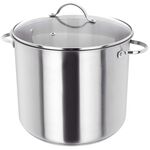 Judge Essentials 28cm 13L Stockpot With Glass Lid