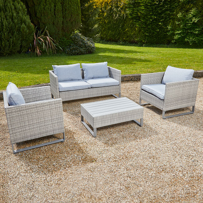 Messina 4 Piece Rattan Sofa Set Home More Messina 4 Piece Rattan Sofa Set Home, 4 Piece Rattan Garden Furniture Set The Range
