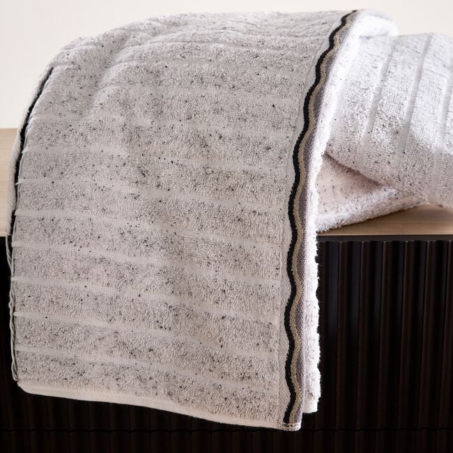 SPECKLE RIB  MONO Hand Towel