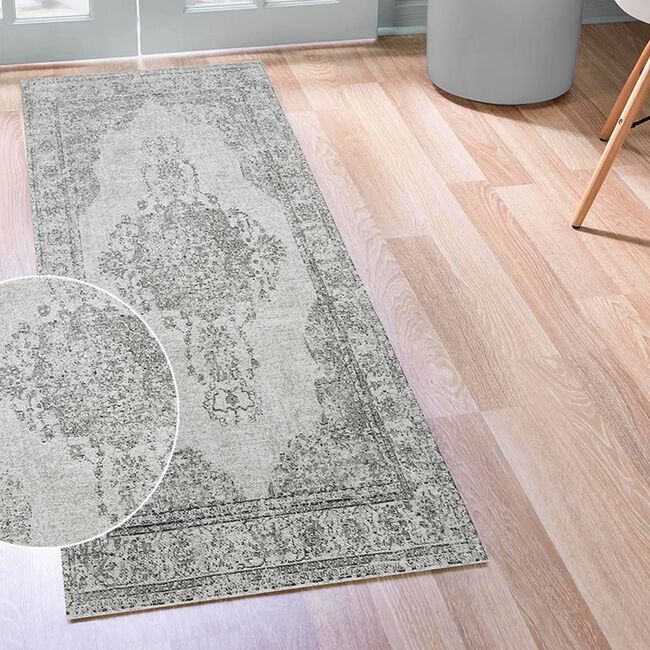 Clermont Grey Runner 80cm x 200cm