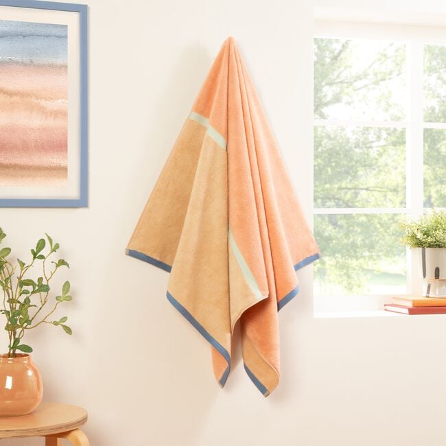 COLOUR BLOCK  CLAY Bath Towel