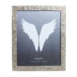 ANGELIC EMBOSSED 8x10" FRAME Silver