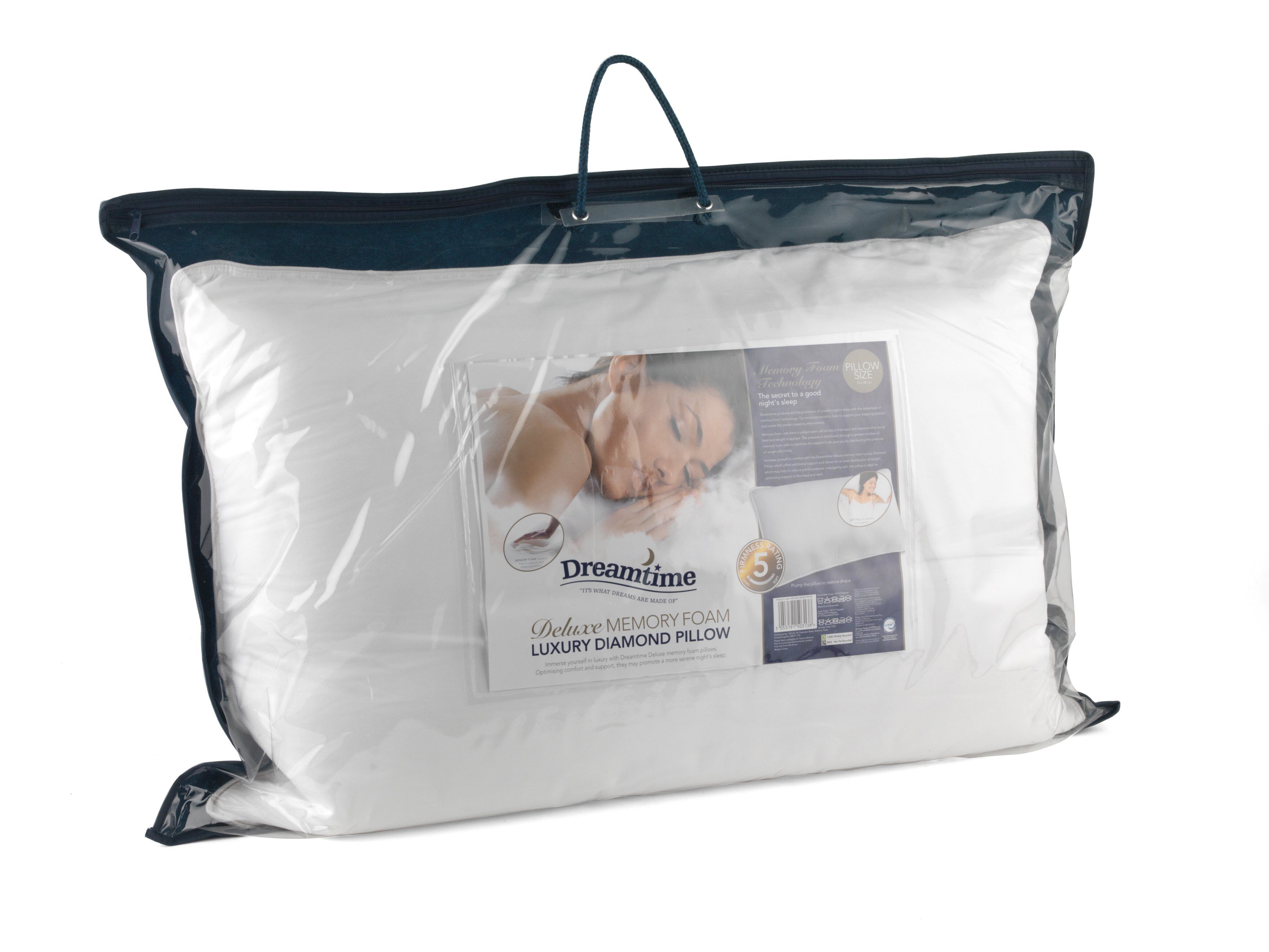 diamond memory foam pillow