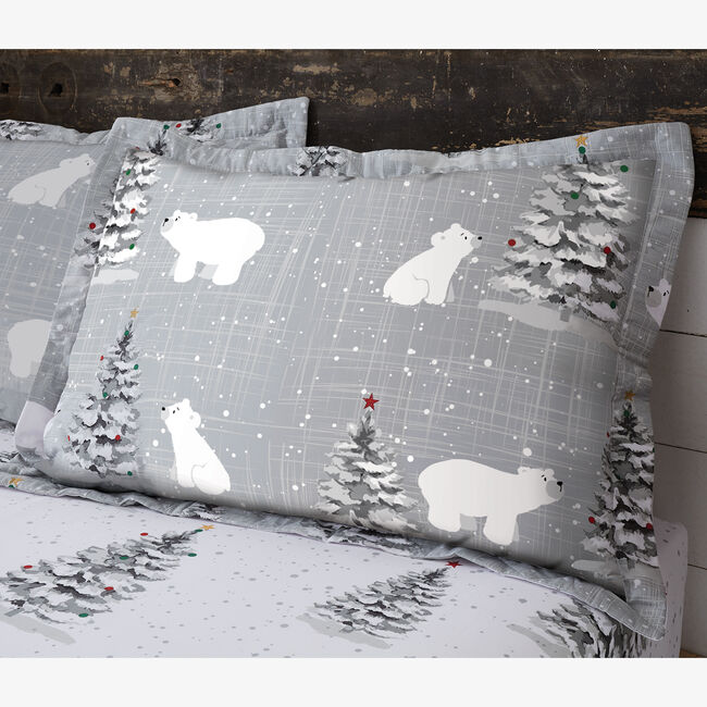 Polar Bears Oxford Pillowcase Pair