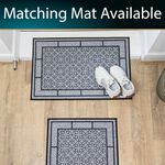 JVL Avanti Grey Runner 50cm x 150cm