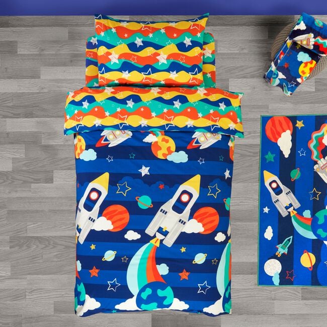 JUNIOR BED DUVET COVER Groovy Space
