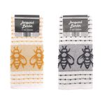 Assorted Border Tea Towels 3 Pack