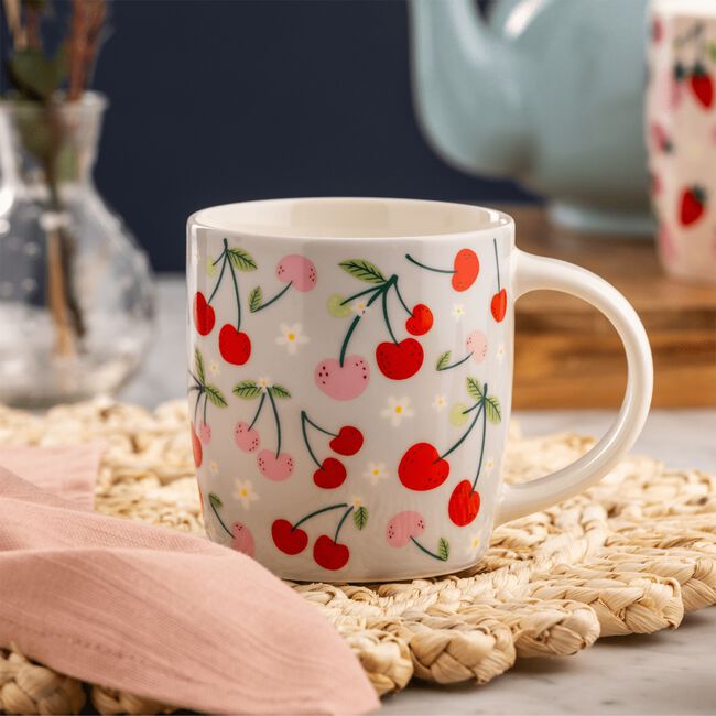Prince & Kensington Cherries Mug 340ml