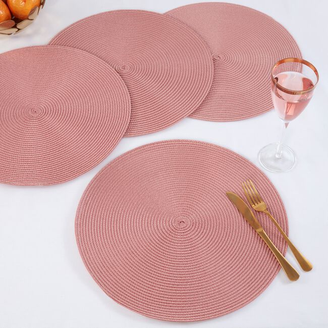 Round Woven Rose