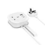Budi 3 Port Mains Charger 1.5m Cable