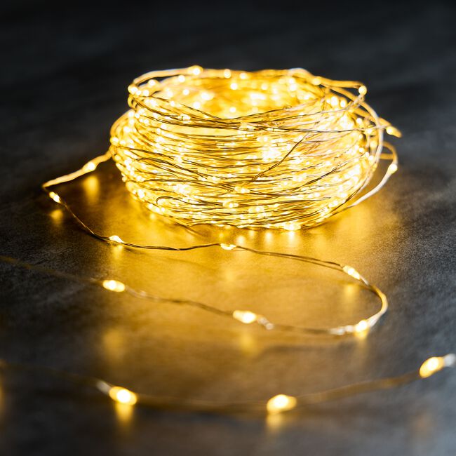 1500 Micro LED Warm White String Lights