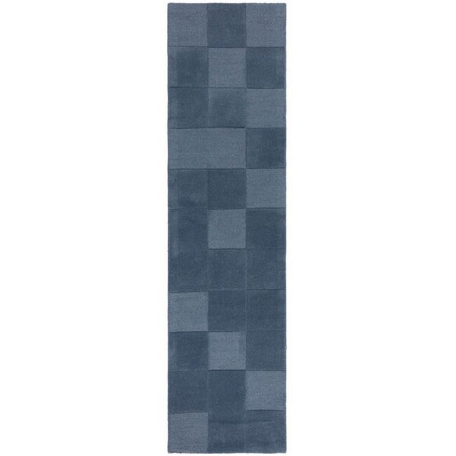 CHECKERBOARD 60x230cm Runner Blue