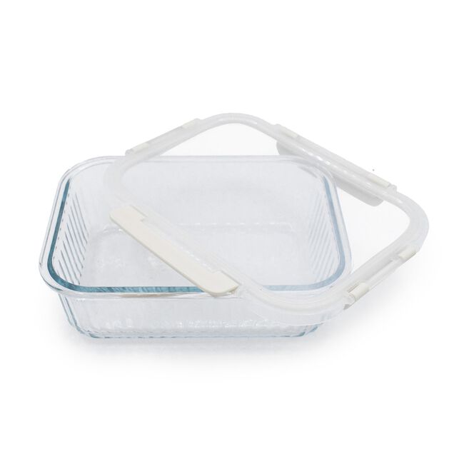 Melii Fluted 1.48L Glass Container