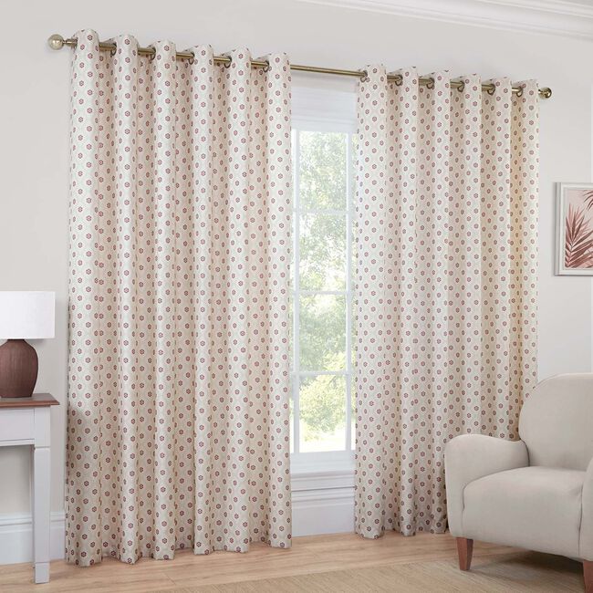 ALESSIA RED 66x54 Curtain